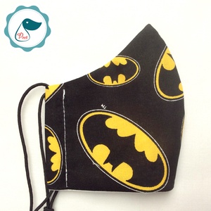 Egyedi batman mintás maszk- kiskamasz arcmaszk - textil szájmaszk - egészségügyi szájmaszk - mosható szájmaszk - gyerek - gyerek - Meska.hu