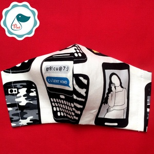 Egyedi maszk - kiskamasz szájmaszk - textil szájmaszk - egészségügyi szájmaszk - mosható szájmaszk - gyerek - gyerek - Meska.hu