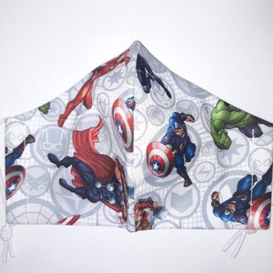 Egyedi Marvel mintás arcmaszk - felnőtt női és teenager maszk - textil szájmaszk - egészségügyi szájmaszk - női - női - Meska.hu
