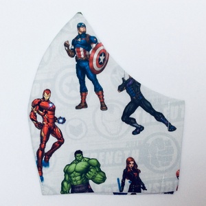  Férfi Marvel maszk - szuperhősök egyedi arcmaszk - textil szájmaszk - egészségügyi szájmaszk - mosható maszk - férfi & uniszex - férfi & uniszex - Meska.hu