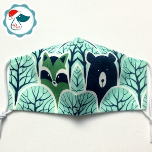 Egyedi macis maszk - gyerek textil arcmaszk - egészségügyi szájmaszk - mosható szájmaszk - gyerek - gyerek - Meska.hu