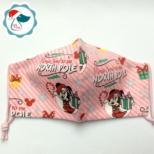 Karácsonyi - Mikiegér mintás -  gyerek szájmaszk - textil szájmaszk  - mosható szájmaszk - gyerek - gyerek - Meska.hu