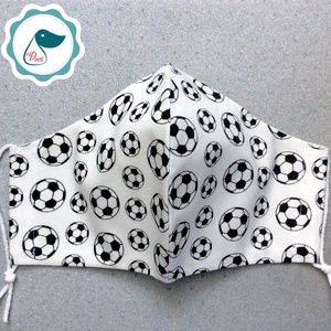 Egyedi- férfi futball labdás maszk - mosható szájmaszk - textil szájmaszk - egészségügyi szájmaszk - férfi & uniszex - férfi & uniszex - Meska.hu