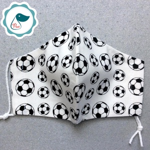 Egyedi futball labdás maszk - kiskamasz arcmaszk - textil szájmaszk - egészségügyi szájmaszk - mosható szájmaszk - gyerek - gyerek - Meska.hu