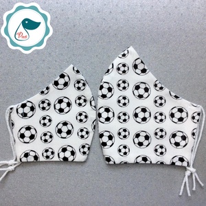 Apa, fia fudball labdás maszk - textil szájmaszk - egészségügyi szájmaszk - mosható szájmaszk - férfi & uniszex - férfi & uniszex - Meska.hu