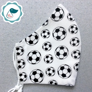 Egyedifudball labdás maszk női szájmaszk - újévitextil szájmaszk - egészségügyi szájmaszk - női - női - Meska.hu