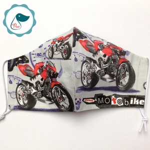  Egyedi férfi motoros maszk - textil szájmaszk - egészségügyi szájmaszk - férfi & uniszex - férfi & uniszex - Meska.hu