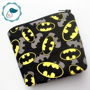 Egyedi designer batman logos neszesszer  - aprópénztartó - táska & tok - neszesszer - Meska.hu