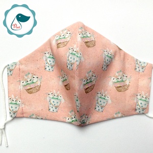  Egyedi cica mintás kiskamasz arcmaszk - textil maszk - egészségügyi szájmaszk - mosható szájmaszk - gyerek - gyerek - Meska.hu