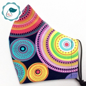Egyedi prémium - mandala mintás felnőtt női és teenager szájmaszk - textil szájmaszk - egészségügyi szájmaszk - női - női - Meska.hu
