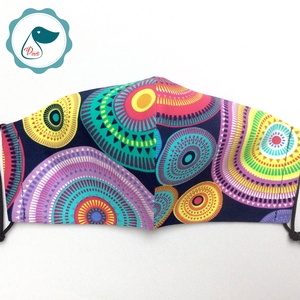 Egyedi prémium - mandala mintás felnőtt női és teenager szájmaszk - textil szájmaszk - egészségügyi szájmaszk - női - női - Meska.hu