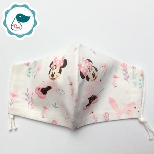 Egyedi minnie mintás maszk - gyerek arcmaszk - textil szájmaszk - egészségügyi szájmaszk - mosható szájmaszk - gyerek - gyerek - Meska.hu