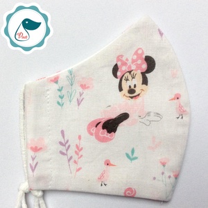 Egyedi minnie mintás maszk - gyerek arcmaszk - textil szájmaszk - egészségügyi szájmaszk - mosható szájmaszk - gyerek - gyerek - Meska.hu