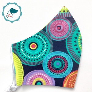 Egyedi prémium - mandala mintás felnőtt női és teenager szájmaszk - textil szájmaszk - egészségügyi szájmaszk - női - női - Meska.hu