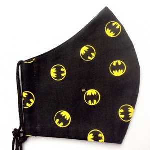 Egyedi batman logo mintás maszk - gyerek textil arcmaszk - egészségügyi szájmaszk - mosható szájmaszk - gyerek - gyerek - Meska.hu
