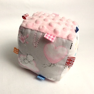 Babakocka - fejlesztő kocka - róka - maci - elefánt mintás - móka kocka - készségfejlesztő kocka játék - játék & sport - Meska.hu