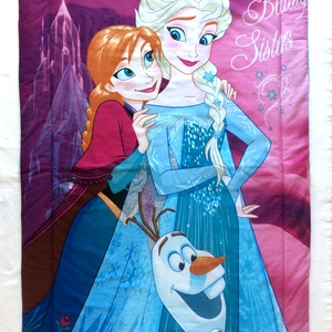 Ovis ágynemű - Frozen -  Jégvarázs Elza-Anna mintás ovis takaro és párna szett - játék & sport - ovis felszerelés - ovis ágynemű - Meska.hu