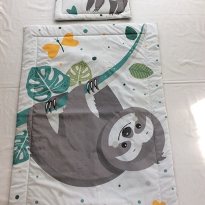 Ovis ágynemű - egyedi lajhár mintás ovis takaro és párna szett -  - Meska.hu