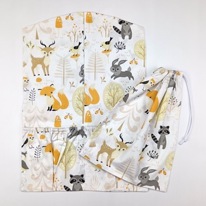 Ovis zsák szett - róka mintás - egyedi ovis zsák  - játék & sport - ovis felszerelés - ovis zsák - Meska.hu