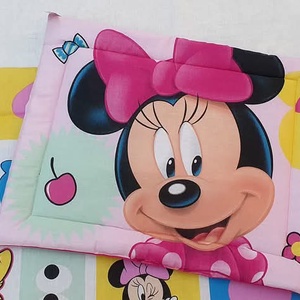 Ovis ágynemű - Minnie mintás ovis takaro és párna szett - játék & sport - ovis felszerelés - ovis ágynemű - Meska.hu