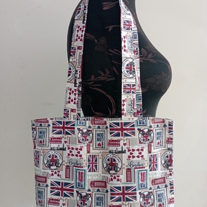 Szatyor -  mintás textil táska - egyedi bevásárló szatyor - textil szatyor - mosható szatyor - táska & tok - bevásárlás & shopper táska - shopper, textiltáska, szatyor - Meska.hu