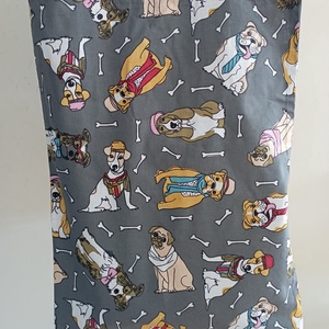 Szatyor - kutya mintás textil táska - egyedi bevásárló szatyor - textil szatyor - mosható szatyor - táska & tok - bevásárlás & shopper táska - shopper, textiltáska, szatyor - Meska.hu
