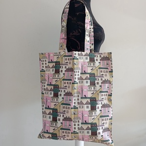Szatyor - cica mintás textil táska - egyedi bevásárló szatyor - textil szatyor - mosható szatyor - táska & tok - bevásárlás & shopper táska - shopper, textiltáska, szatyor - Meska.hu