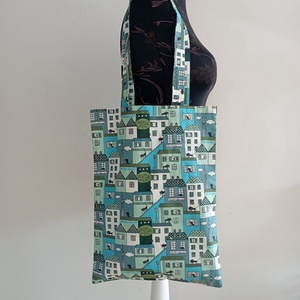 Szatyor - cica mintás textil táska - egyedi bevásárló szatyor - textil szatyor - mosható szatyor - táska & tok - bevásárlás & shopper táska - shopper, textiltáska, szatyor - Meska.hu