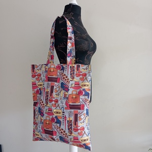 Nagy szatyor - mintás textil táska - egyedi bevásárló szatyor - textil szatyor - mosható szatyor - táska & tok - bevásárlás & shopper táska - shopper, textiltáska, szatyor - Meska.hu