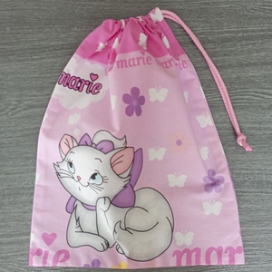 Ovis zsák szett Marie cica mintás  - egyedi ovis zsák szett - játék & sport - ovis felszerelés - ovis zsák - Meska.hu