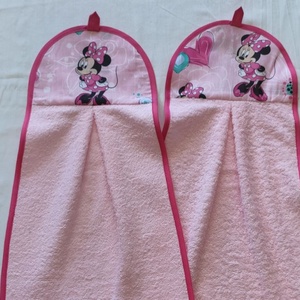 2db Egyedi ovis törölköző Minnie mintás  - ovodai kellék kéztörlő, Játék & Sport, Ovis felszerelés, Egyéb ovis kiegészítő, , MESKA