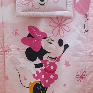 Ovis ágynemű - Minnie mintás ovis takaró és párna szett - Meska.hu
