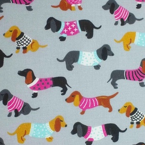 Székpárna - tacskó mintás gyerek székpárna - iskolai - óvodai ülőpárna - Meska.hu