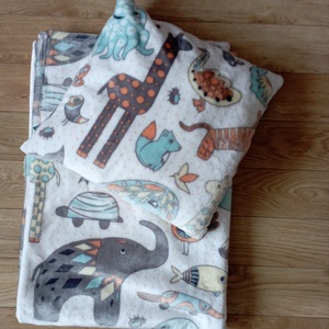 Baby soft sell puha takaró és párna szett - játék & sport - ovis felszerelés - ovis ágynemű - Meska.hu
