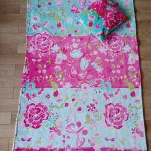 Baby soft sell puha takaró és párna szett - játék & sport - ovis felszerelés - ovis ágynemű - Meska.hu