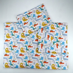  3 részes Egyedi ovis ágynemű - dinó mintás ovis takaró  -  párna - derékalj szett - játék & sport - ovis felszerelés - ovis ágynemű - Meska.hu