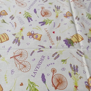 Asztalterítő levendula mintás - otthon & életmód - lakástextil - abrosz, terítő - asztalközép terítő - Meska.hu