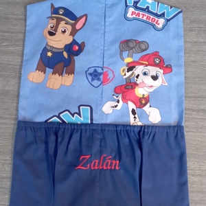 Ovis zsák szett - mancsőrjárat mintás - egyedi ovis zsák  - játék & sport - ovis felszerelés - ovis zsák - Meska.hu