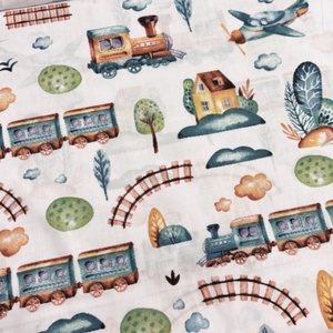 Ovis ágynemű garnitúra szett vonat mintás ovis takaró és párna szett - Meska.hu
