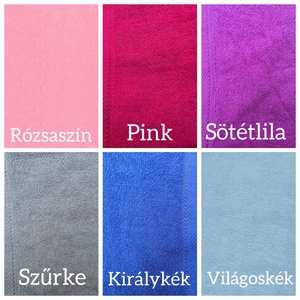 Törölköző egyedi név hímzésel - otthon & életmód - fürdőszoba - törölköző - Meska.hu