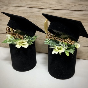Talár ballagásra diplomaosztóra - otthon & életmód - dekoráció - virágdísz és tartó - virágbox, virágdoboz - Meska.hu