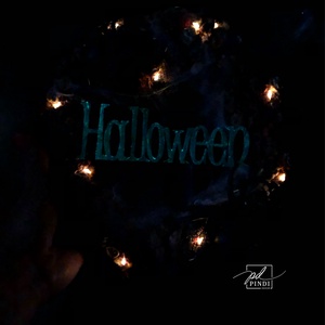 Halloween kopogtató - otthon & életmód - dekoráció - ajtó- és ablak dekoráció - ajtódísz & kopogtató - Meska.hu