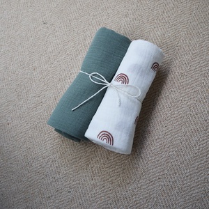 Green - Rainbow babakendő csomag (2db) - baba - mama - baba ágynemű - babatakaró, gyerek pléd - Meska.hu