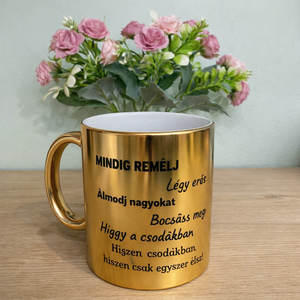 Metál rózsaszín bögre - otthon & életmód - konyhafelszerelés, tálalás - tálalás - bögre & csésze - Meska.hu