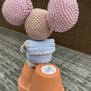 Pepito, Rumini a horgolt kisegér amigurumi (Messza) - játék & sport - plüssállat & játékfigura - egér - Meska.hu