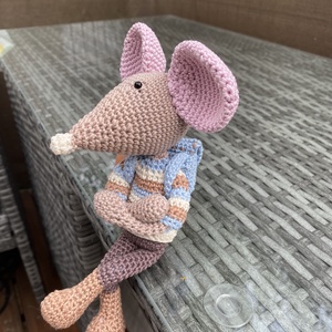 Pepito, Rumini a horgolt kisegér amigurumi (Messza) - játék & sport - plüssállat & játékfigura - egér - Meska.hu