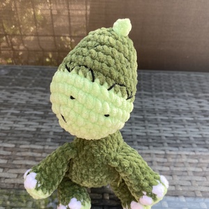 Horgolt pihe-puha plüss dínó amigurumi (Messza), Játék & Sport, Plüssállat & Játékfigura, Plüss dínók, Horgolás, Varrás, MESKA