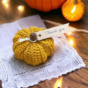 Horgolt tök dekoráció (Messza), Otthon & Életmód, Dekoráció, Halloween, Halloweeni tök és lámpás, Horgolás, Varrás, MESKA