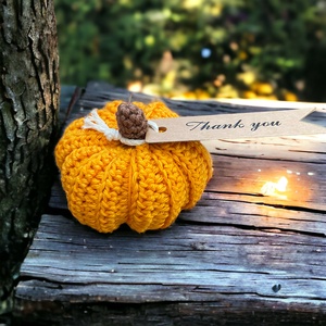 Horgolt tök dekoráció (Messza), Otthon & Életmód, Dekoráció, Halloween, Halloweeni tök és lámpás, Horgolás, Varrás, MESKA