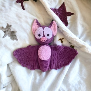 Horgolt cuki denevér (Messza) - otthon & életmód - dekoráció - halloween - halloweeni figurák - Meska.hu